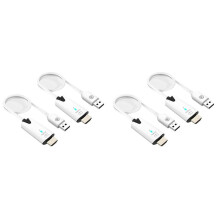 2X 5G 30M Wireless HDMI-Compatible Extender Cable Audio Video Transmitter&Receiver Display Adapter for Camera PC(White)