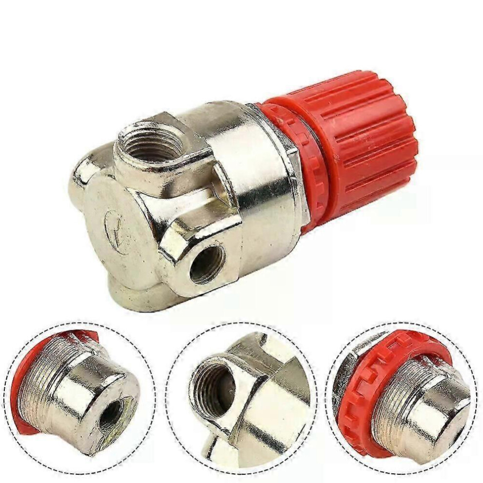 Four-Hole Control Valve For Air Compressors, Pressure Control Accessory, With High-Efficiency Overflow Port And Responsive Design. 9361375636296