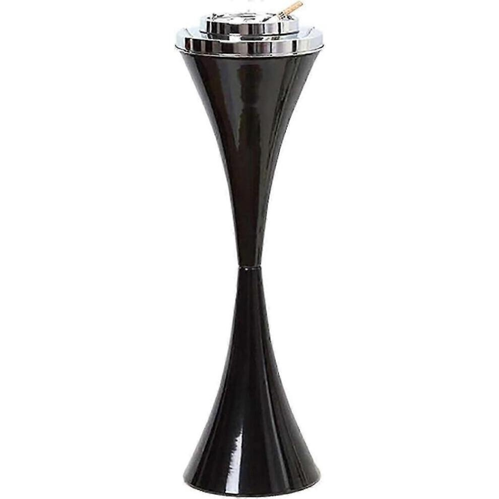 Floor Standing Ash Tray With Lid Stainless Steel Contemporary Self-cleaning Smoking Ashtray Creative Smart Cigarette Detachable Ashtrays 23.