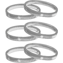 (Sliver)3 Pairs Sleeve Garters Anti-slip Shirt Sleeve Holders Garters Stretch Metal Armbands Sleeve Garters For Women Men-hy