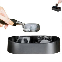 Rengöringskit för espressofilter med borsthållare för 51/53/58 mm maskiner, automatisk rengöring