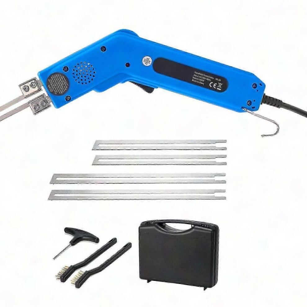 200W Electric Hot Knife Foam Cutter, Adjustable 50-500C Styrofoam Cutting Tool With 150Mm & 200Mm Blades 9361375604783