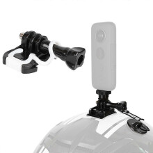 Držák na helmu pro Insta360, sada pro montáž akční kamery z hliníkové slitiny na motocykl