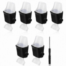 6-Pack Silicone Spout Replacements, Soft Lids Moutiece for Insulated Water Bottles