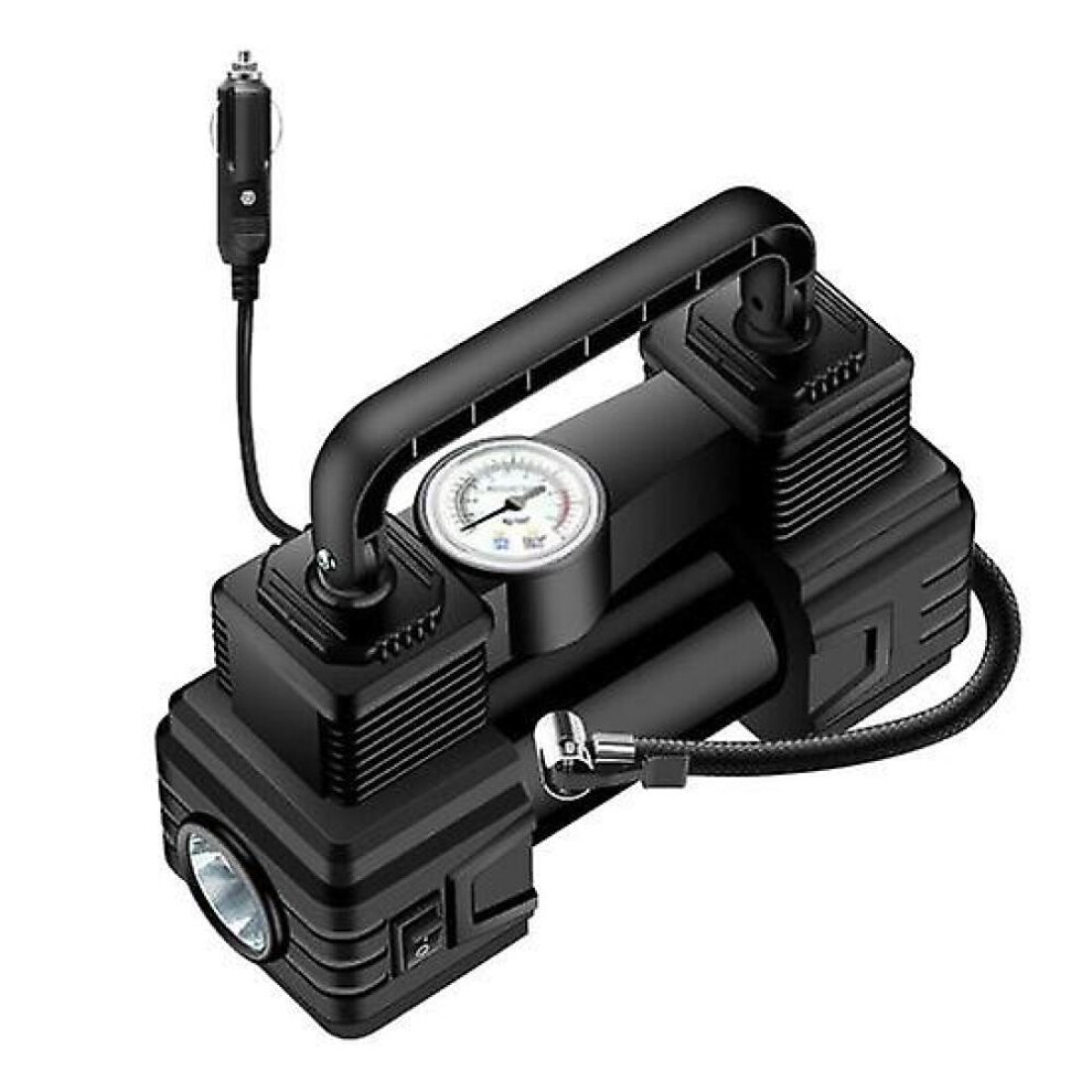 12V Tire Inflator Portable Atmosphere Compressor With Emergency Led Digital Display Air Pump Auto Tire Pump Light 9361375571207