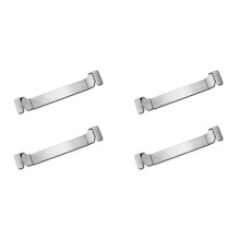 4er-Pack Edelstahl-Grillspatelständer, Grillbesteckhalterung, Halter für Grillzubehör für Blackstone-Grillplatten