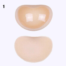 (1)Top Accessories Silicone Nipple Cover Stickers Swim Bikini Pad Breathable Sponge Bra Breast Push Up Bust Thicker Padded