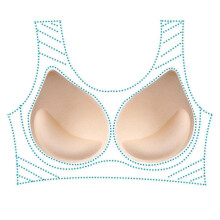 26-27 2x Women Bra Top Push Up Bra Pads Inserts Sponge Breast Enhancers Bikini Pads