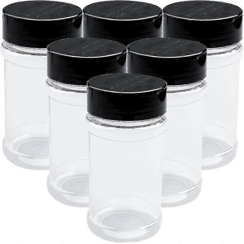 6-teiliges Gewürzglas-Set aus Kunststoff