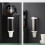 Dispenser automatico di bicchieri in plastica, 24.0x9.5x9.5 cm 11