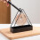 Iron Triangular Coil Holder - Widened Base, Space-Saving, Black 5