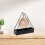 Iron Triangular Coil Holder - Widened Base, Space-Saving, Black 11