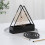 Iron Triangular Coil Holder - Widened Base, Space-Saving, Black 12