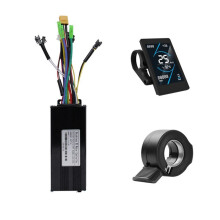 24V 36V 48V 30A Brushless Controller T5S Meter LCD Display+130X Throttle Kit for Electric Scooter E-Bike Repair Kit