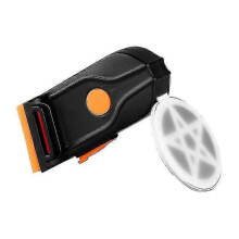 Luce LED per bicicletta a forma di cuore - Ricaricabile tramite USB, impermeabile per la sicurezza dei ciclisti MTB