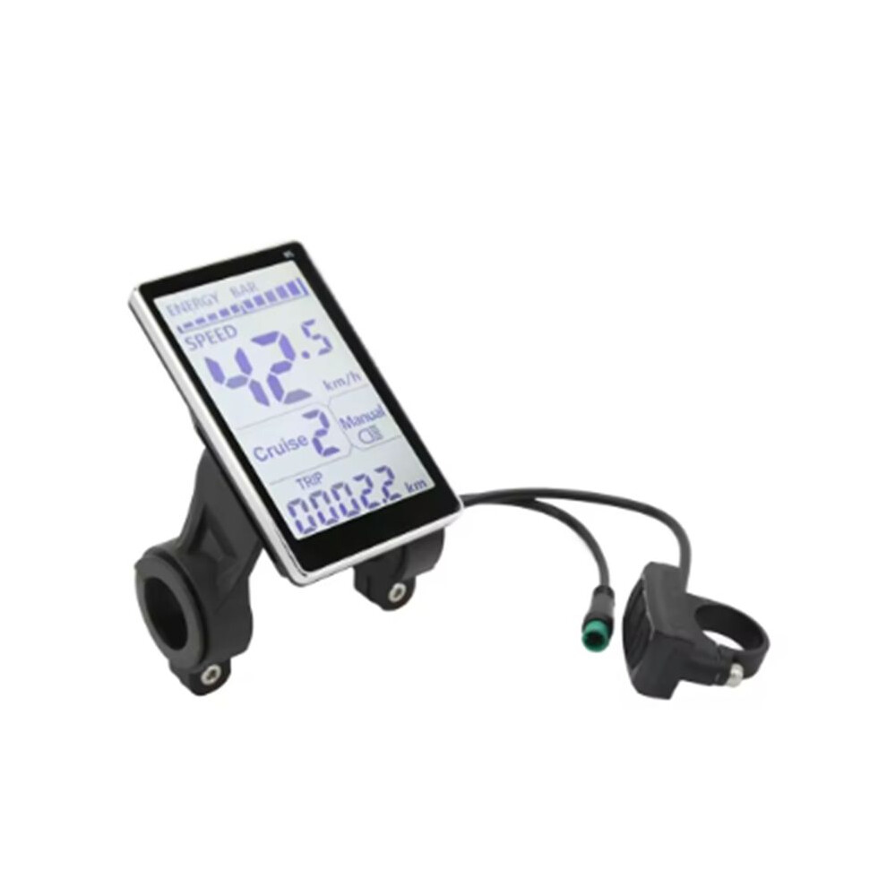 Electric Bike Lcd Meter 5 Pin 24V 36V 48V 60V Universal E Scooter M5 Lcd Panel Screen For 31.8 22.2Mm Electric Bikes 4713286557989