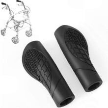 Capas universais para manoplas de andador, pacote com 2 unidades, antiderrapantes e confortáveis para auxiliares de marcha.