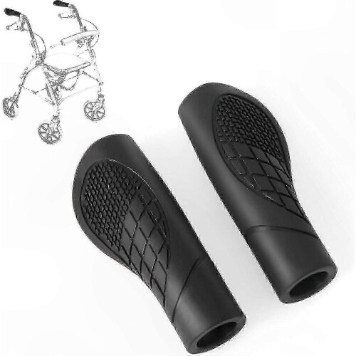 Universal Rollator Handle Covers, 2-Pack Anti-Slip Comfort Grips for Walking Aids