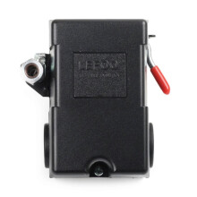 (1 Anschluss - 140 bis 175 PSI) Hochleistungs-Druckschalter, 4-Port-Druckschalter für Luftkompressoren, Steuerung NPT 1/4 90-125 PSI/140-175