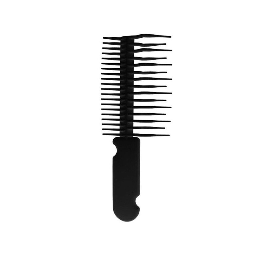 Hair Styling Tool Wide Tooth Anti-Knotting Wet Brush Black Large Hair Brush Non-Damaging Detangling Hair Comb Salon
