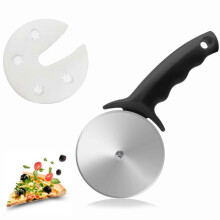 3 'Pizza cutting wheel, stainless steel pizza machine cutting with lid, super sharp pizza slicer