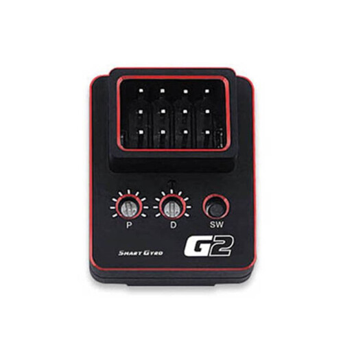 G2 Dual System Assisted Drift Car Gyroscope 8.4V High Voltage Suitable for 1/10 RC Remote Drift Car Aluminum Case E 1