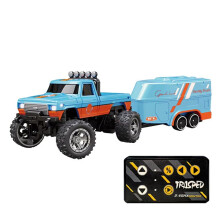 TRASPED RC Truck 1:64 Scala Fuoristrada Arrampicata Auto 2.4Ghz Telecomando Bambini Giocattolo Regalo Arancione Blu