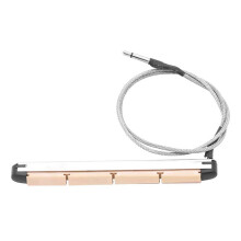 Bass Pickup Stick Laminated Hard Stick Piezoelectric Strip, 4-String Bass Piezoelectric Ceramic Pickup Stick