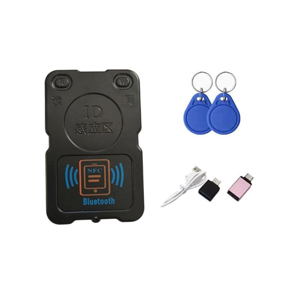 Nfc-Pm8 Rfid Chip Card Copier Nfc Encryption Key Reader Writer 13.56Mhz/125Khz Duplicator Bt Duplicator Black 6132795426315