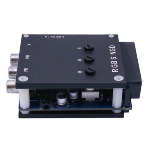 Convertisseur de Transcodeur de Composant SCART RGBS Vers YPBPR pour Console de Jeu Rétro, Composant de Différence de Couleur RGBS
