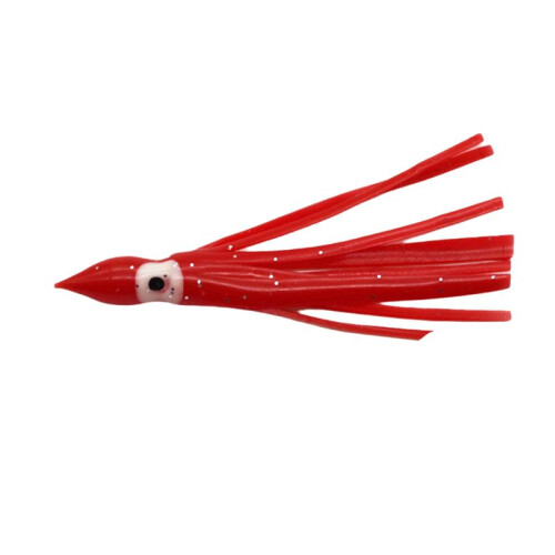 Leuchtender Oktopus-Weichköder, PVC-Oktopus-Köder, Mehrfarbig, Künstlicher Fischköder, Meeresfischerboot, Angelköder 017