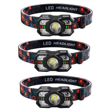 3 Pack Rechargeable Headlamp Flashlight , LED Headlight Waterproof Lamp for Outdoor Camping Running Hiking Fishing