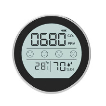 Monitor de Calidad del Aire, Medidor de CO2, Detector de Dióxido de Carbono, Detección de Temperatura y Humedad para el Hogar, la Oficina y el