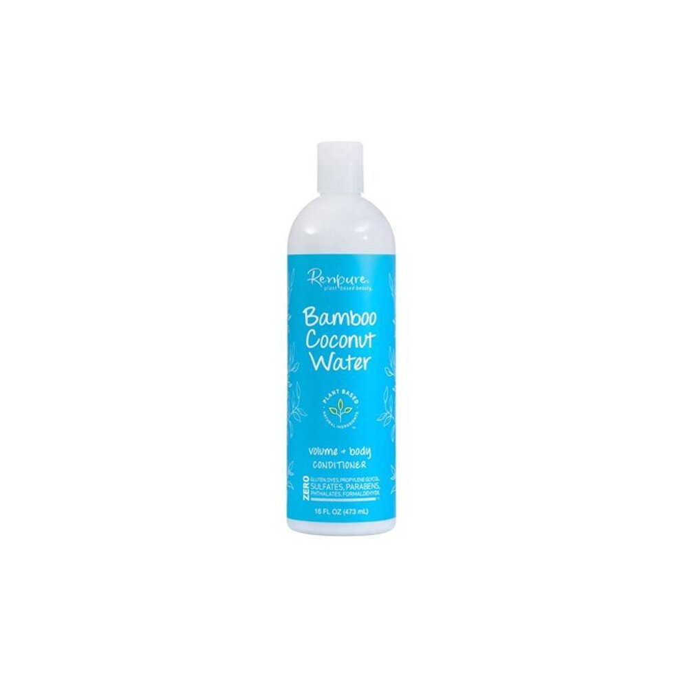 Renpure Bamboo Coconut Water Conditioner 16oz  Hydrating & Strengthening Conditioner for Soft, Healthy Hair