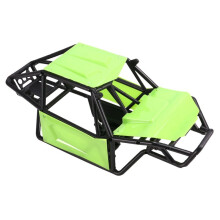 Rock Tarantula Nylon Buggy-Body Shell Chassis Kit for 1/18 RC Crawler TRX4M Upgrade Green