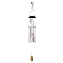 Solar Led Wind Chime Light Various Colors Light Outdoor Waterproof Hanging Tube Pendant Lamp