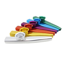 Metal Kazoo Guitar Ukulele Companion Kazoo Niche Instrument Easy to Learn Portable