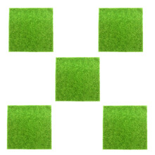 Artificial Turf DIY Simulation Flocking Turf Moss Micro-Landscape Plant Landscaping 30x30cm