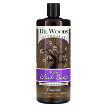 Dr. Woods, Rauwe Zwarte Zeep, Origineel, 32 fl oz (946 ml)