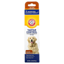 Arm & Hammer, Tartar Kontrol, Enzymatisk Tandpasta for Hunde, Beef, 2,5 oz (67,5 g)
