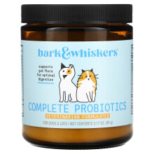 Dr. Mercola, Bark & Whiskers, Complete Probiotics, For Cats & Hunde, 3,17 oz (90 g)