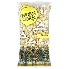 BjornQorn, Milho Popped ao Sol, Clássico, 3 oz (85 g)