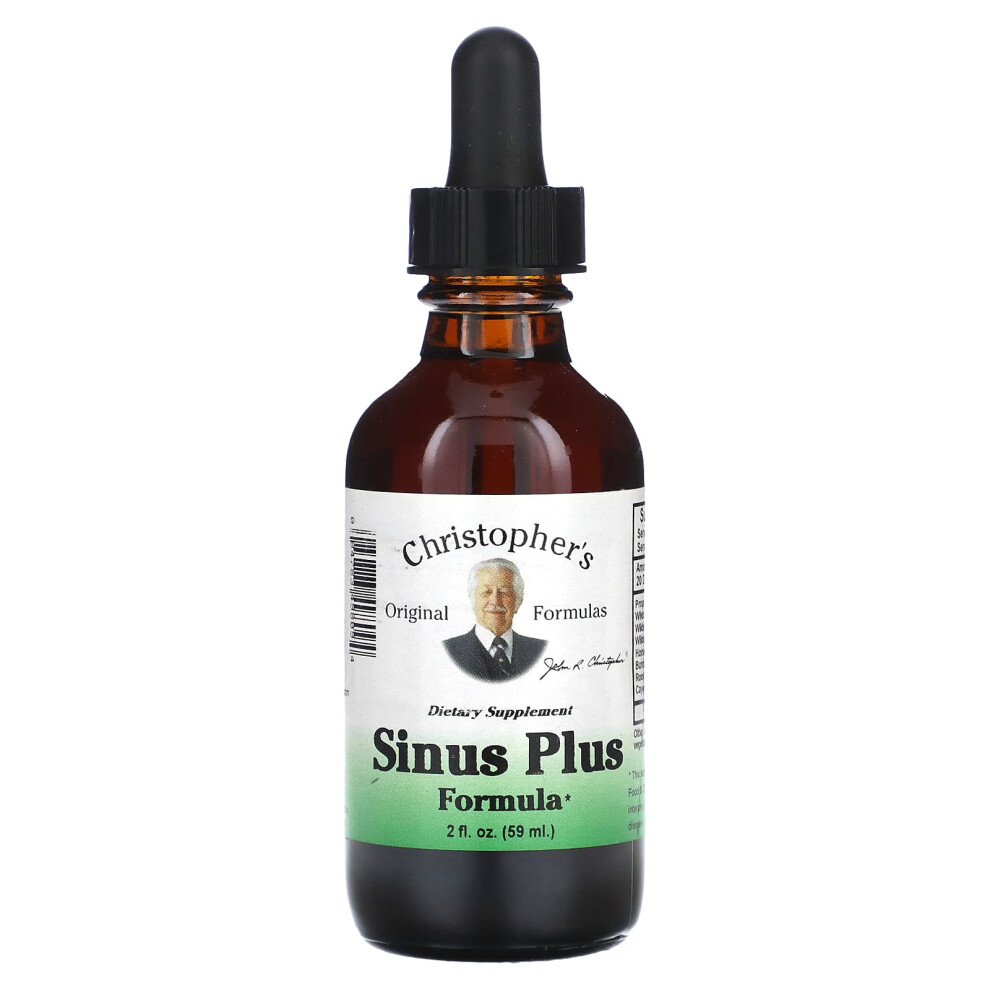 Christopher's Original Formulas , Sinus Plus Formula, 2 Fl Oz (59 Ml)