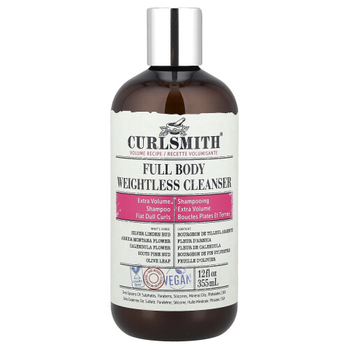 Curlsmith, Limpeza Corporal sem Peso, Cabelos Planos, 12 fl oz (355 ml)