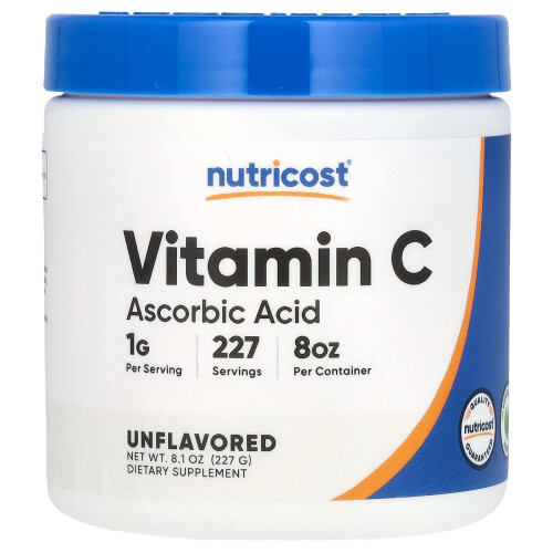 Nutricost, Vitamiini C, Maultampon, 8,1 oz (227 g)