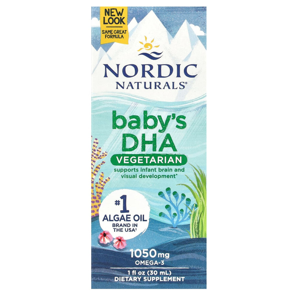 Nordic Naturals Baby's Dha Vegetarian, 1050Mg - 30 Ml.