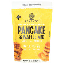 Lakanto, Mix di Pancake & Waffle Senza Zucchero, 1 libbra (454 g)