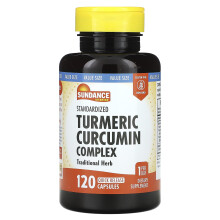 Sundance Vitamins, Standardiserad Turmeric Curcumin Komplex, 120 Snabb Utgång Kapslar