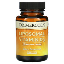 Dr. Mercola, Witamin D3 Liposomalny, 10 000 IU, 90 kapsułek
