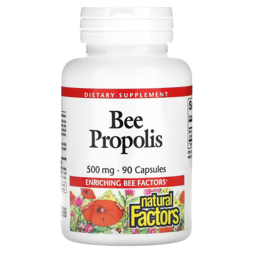 Propoli di Natural Factors, 500 mg, 90 Capsule